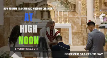 High Noon Catholic Wedding: Formality and Tradition Explained