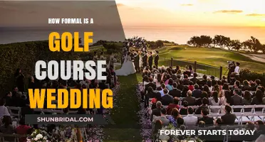 Elegant Greens: Gauging the Formality of a Golf Course Wedding