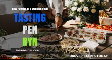 Formal Wedding Food Tasting at Pen Ryn: What to Expect