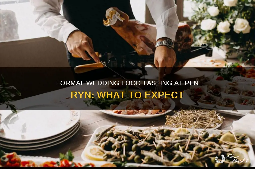 how formal is a wedding food tasting pen ryn