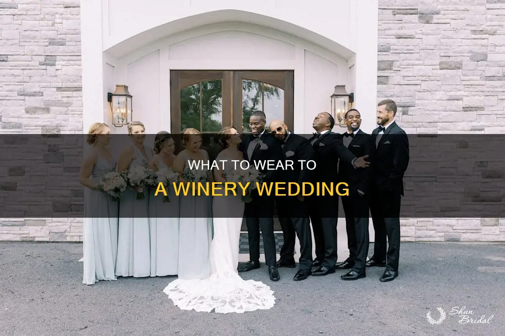 how formal to dress for a winery wedding