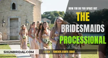 Spacing Out the Bridesmaids Processional: How Far is Ideal?