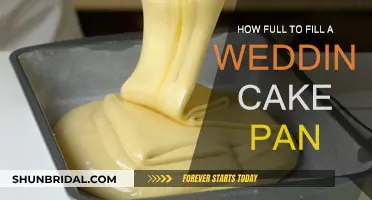 Filling a Wedding Cake Pan to Perfection