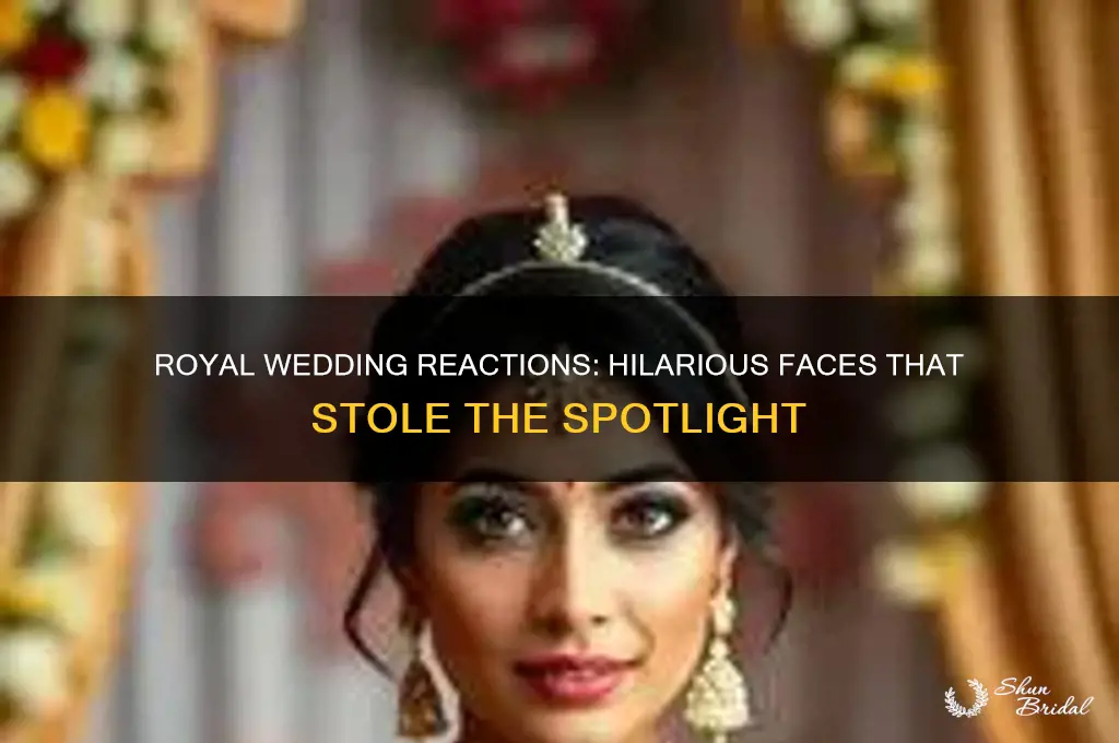 how funny were the faces at royal wedding