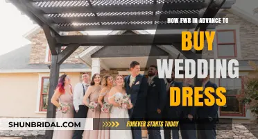 The Perfect Time to Buy Your Wedding Dress