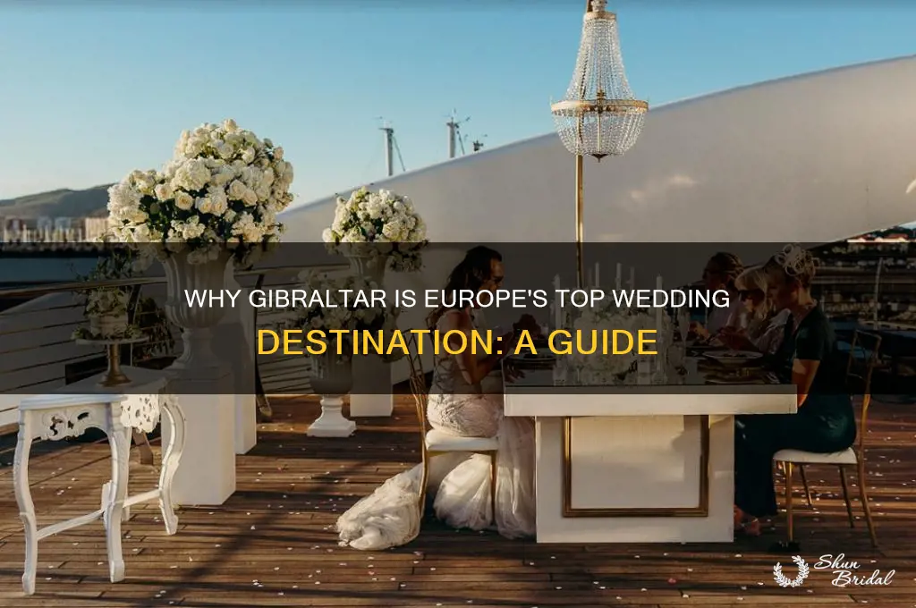 how gibraltar europes wedding hot spot