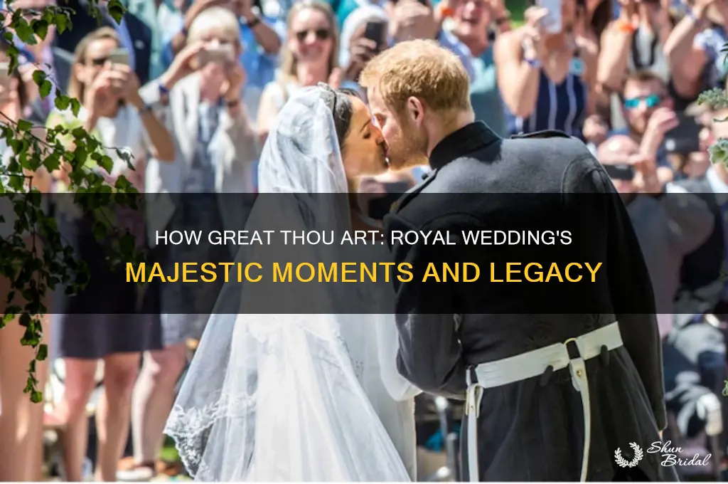 how great thou art royal wedding