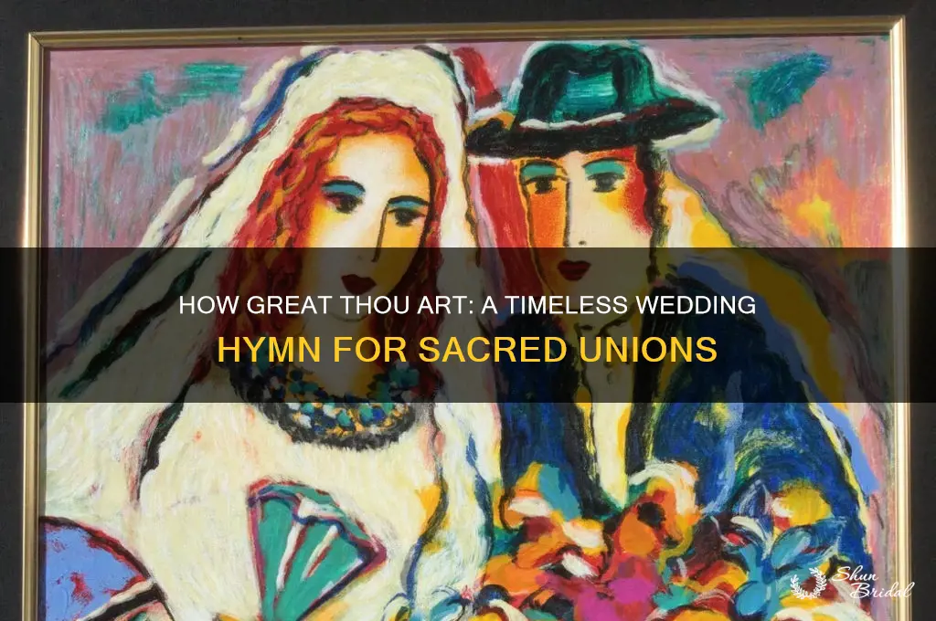 how great thou art wedding hymn