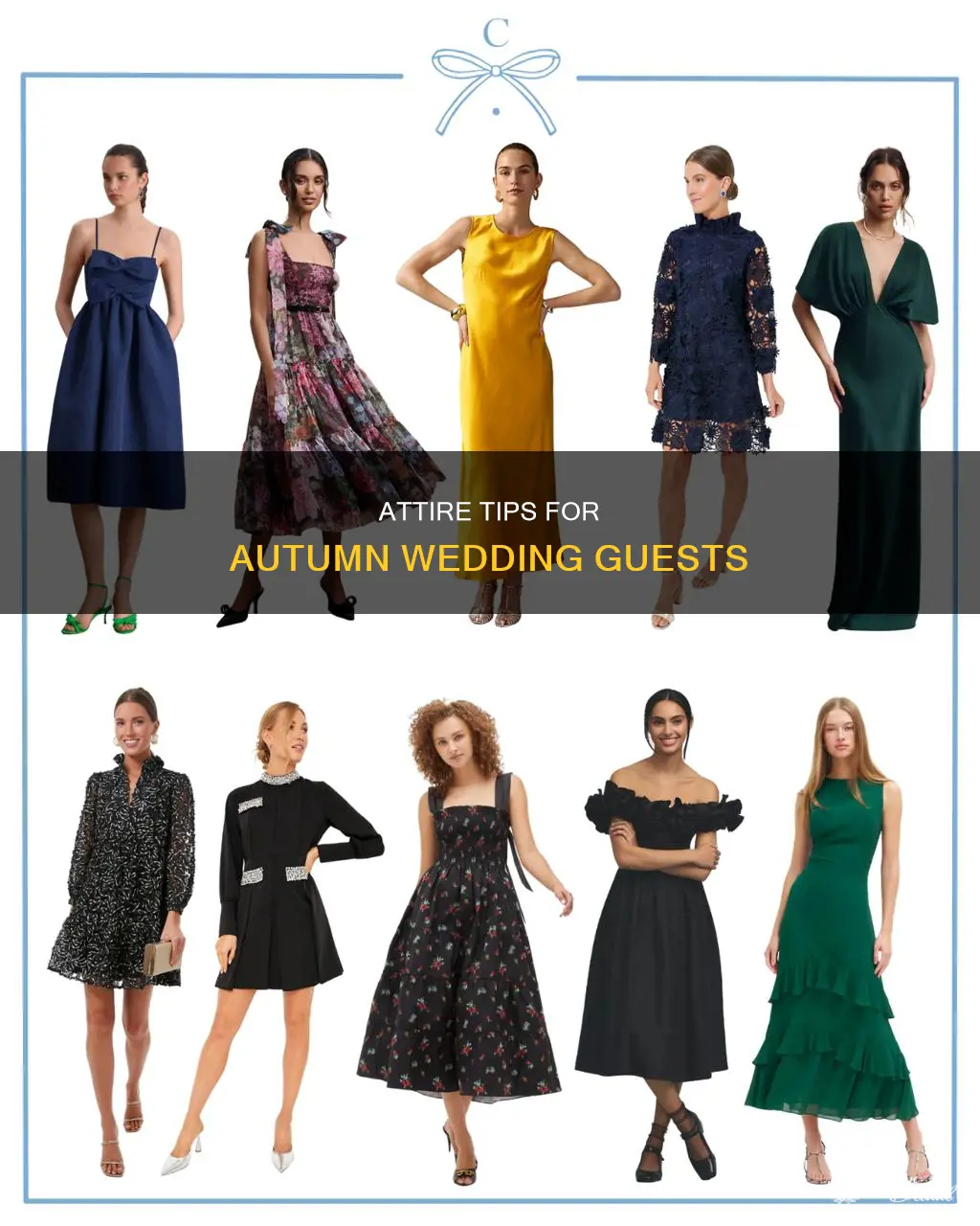 how guests should dress for outdoor autumn wedding