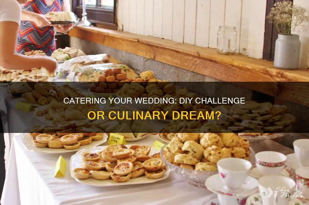 how hard is it to cater your own wedding