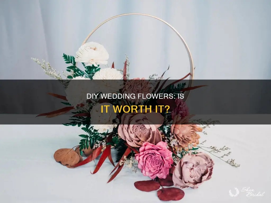 how hard is it to do your own wedding flowers