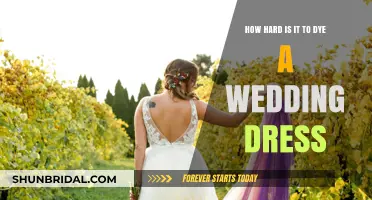 Transforming a Wedding Dress: The Dyeing Challenge