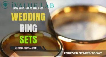 Selling Used Wedding Ring Sets: Difficult?