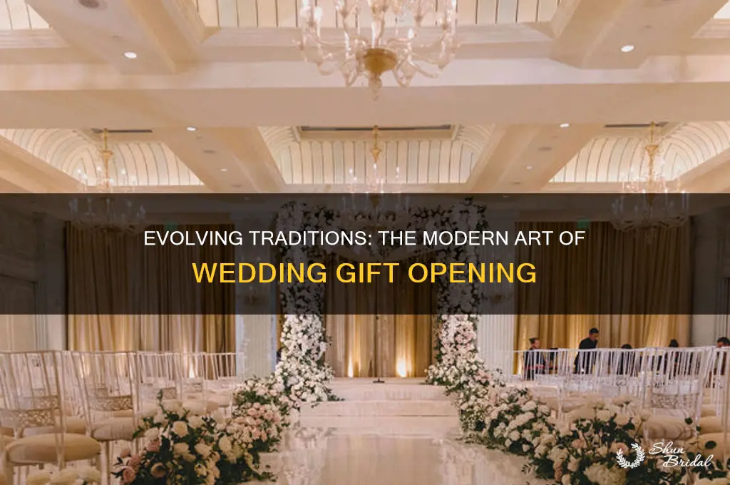 how has the wedding gift opening