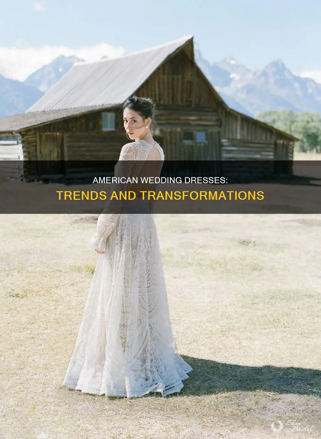 how have american wedding dresses changed