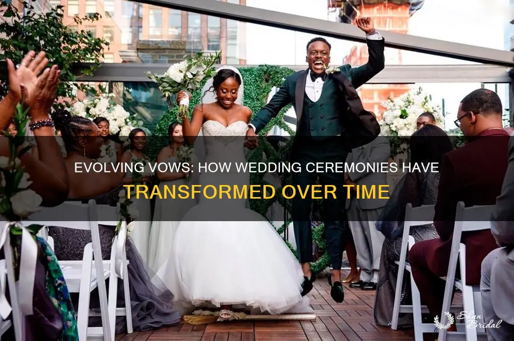 how have wedding ceremonies changed