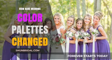 Evolving Wedding Color Trends: A Journey Through Time and Style