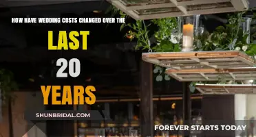 Wedding Costs Evolution: 20 Years of Changing Traditions and Trends