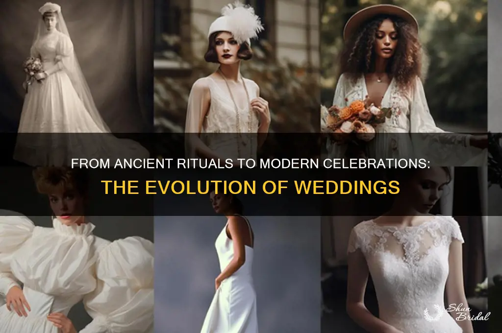 how have weddings changed during history