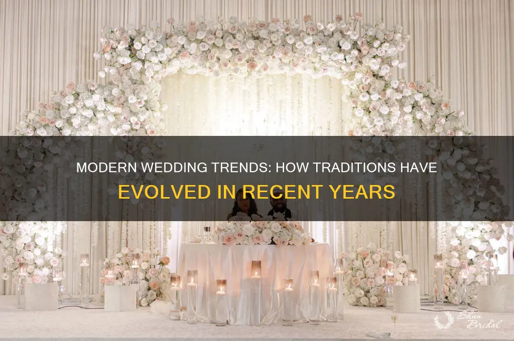how have weddings changed in recent years ielts