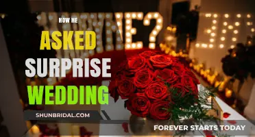 Surprise Wedding Proposal: The Heartwarming Story of How He Asked