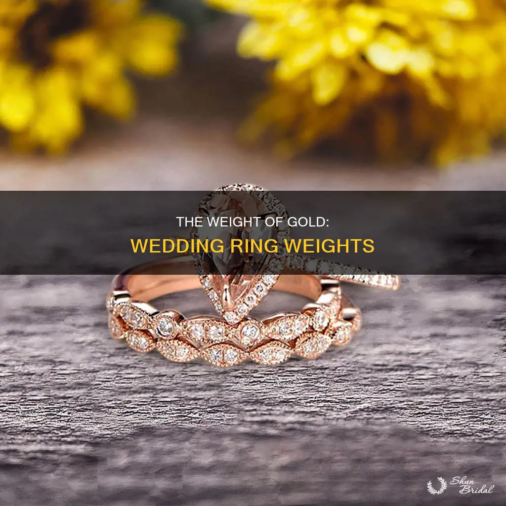 how heavy is a gold wedding ring