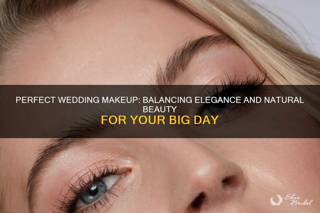 how heavy should wedding makeup be