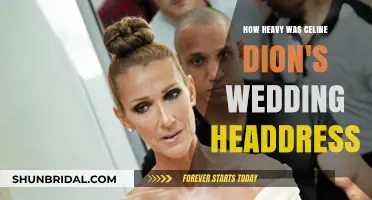 Celine Dion's Wedding Headdress: A Heavy Crown