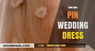The Secret to Hiding Pins in Your Wedding Dress