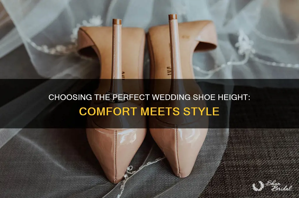how high should my wedding shoes be