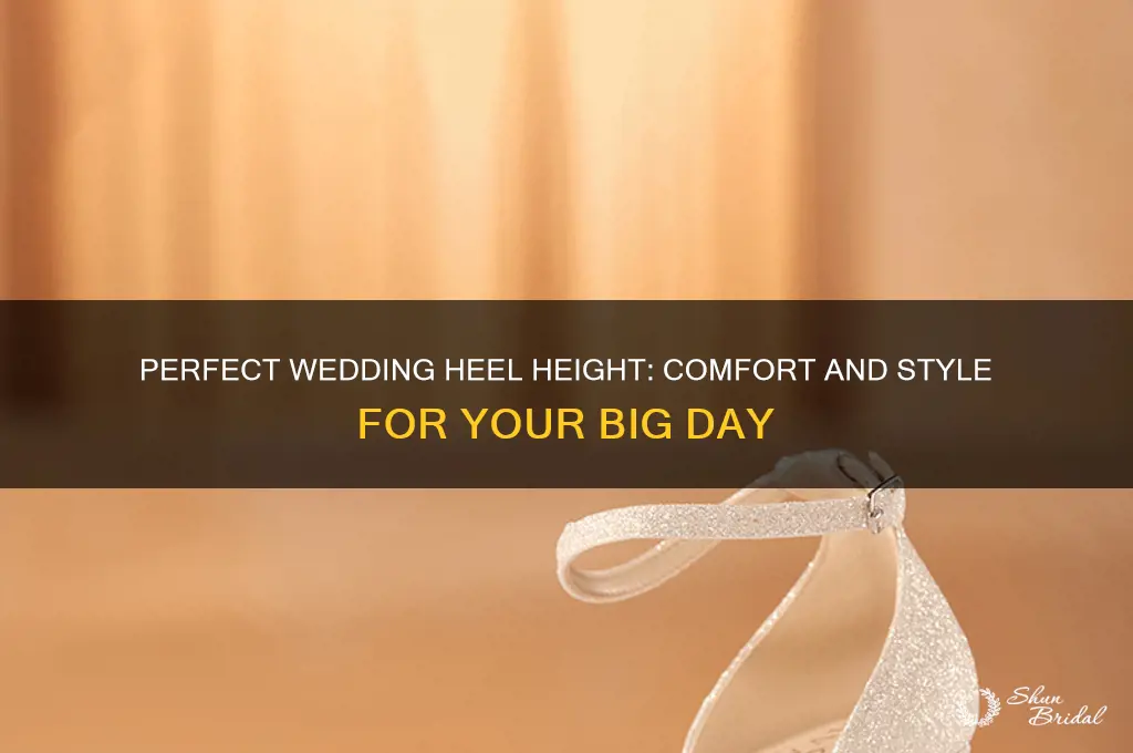 how high should wedding heels be