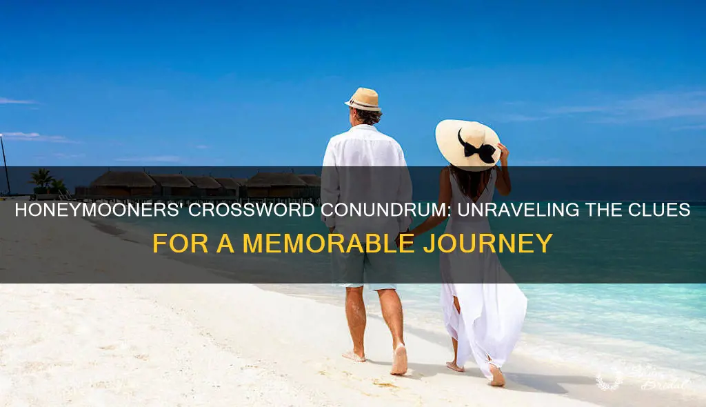 how honeymooners may walk crosswword