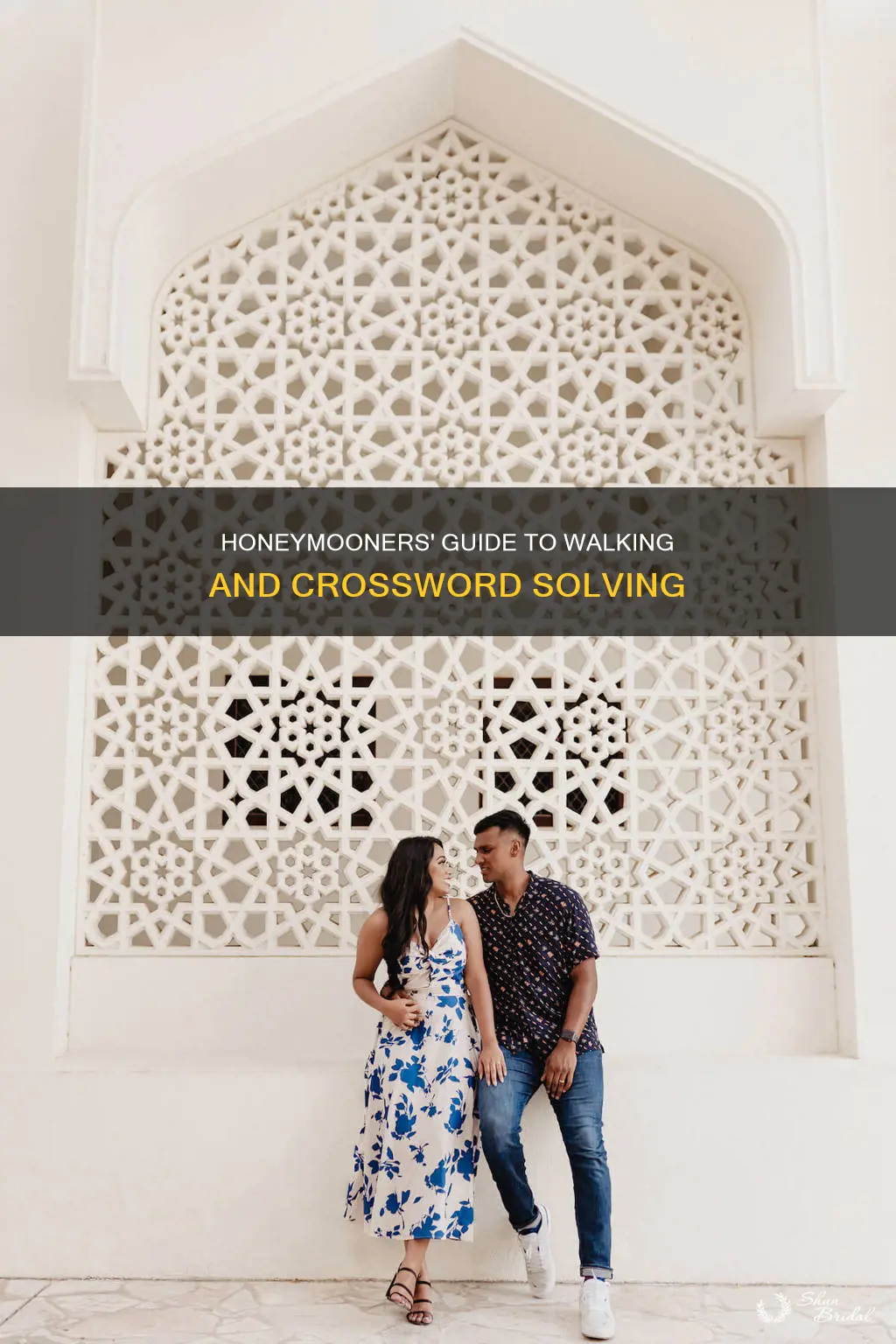 how honeymooners may walk crosswword