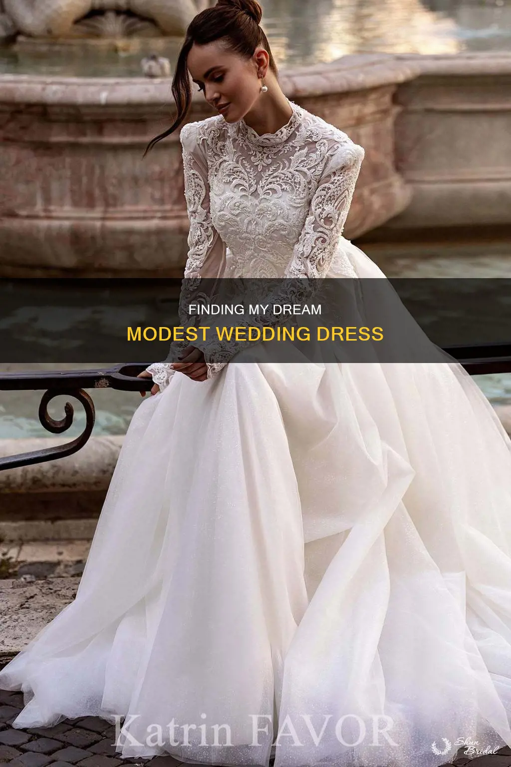 how I found a modest wedding dress