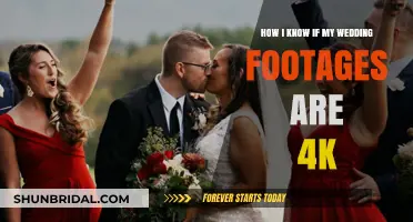 Identifying 4K Wedding Footage: A Guide to Crystal-Clear Memories