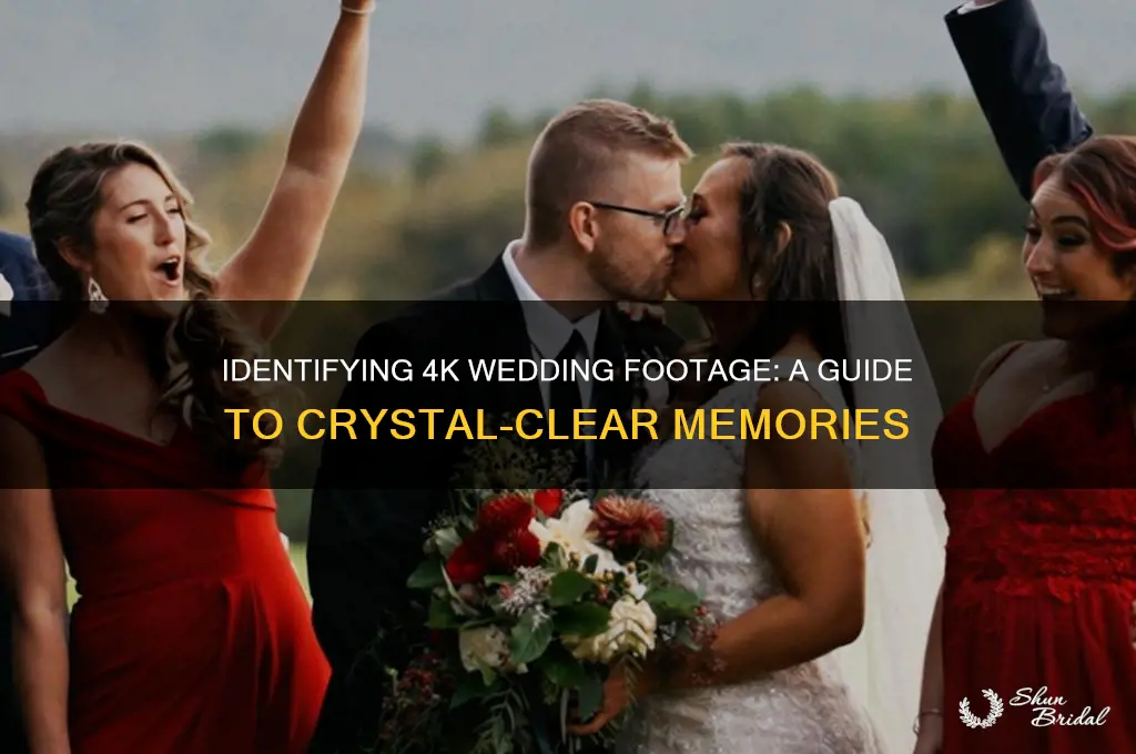 how I know if my wedding footages are 4k
