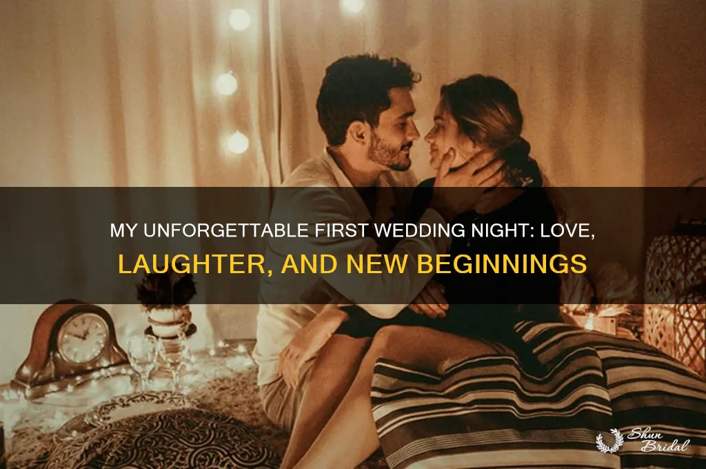 how I spent my first wedding night