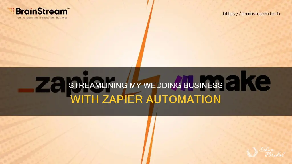 how I use zapier to autmate my wedding business