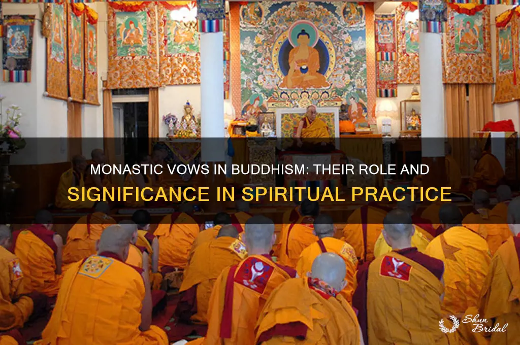 how important are monastic vows in buddhism