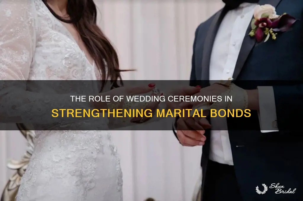 how important are wedding ceremony to marriages