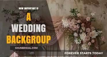 The Impact of a Wedding Backdrop: Elevating Your Special Day's Ambiance