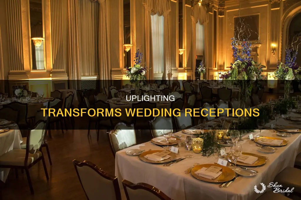 how important is uplighting at a wedding reception