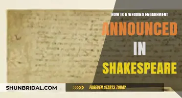 Shakespearean Engagement Announcements: Traditions and Tropes in Elizabethan Weddings