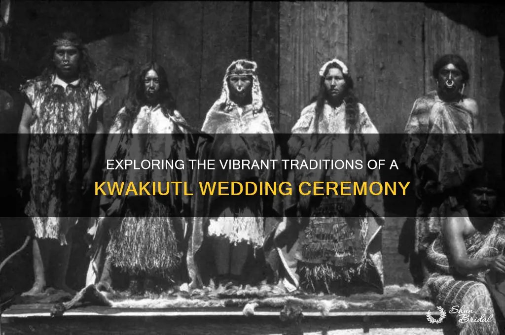 how is kwakiutl wedding look like