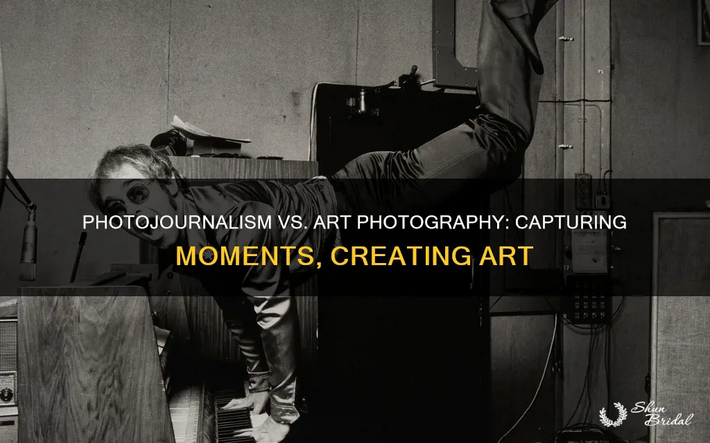 how is photojournalism different from art photography like wedding portraits