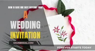 Save the Date vs Wedding Invite: What's the Difference?