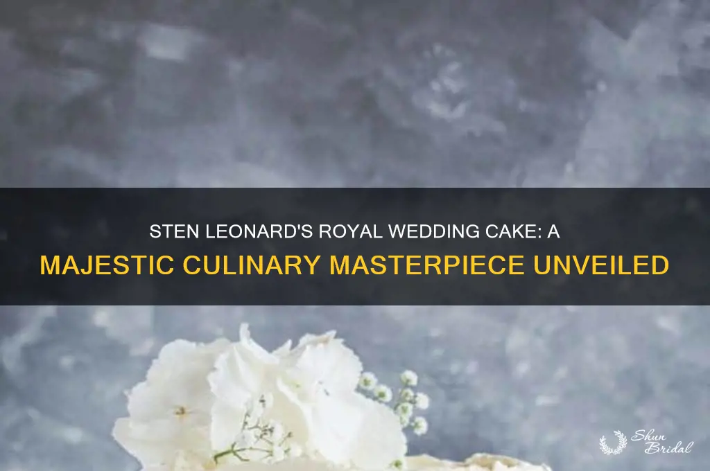 how is sten leinard royal wedding cake