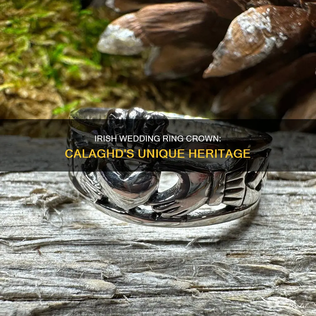 how is the irish calaghd wedding ring crown