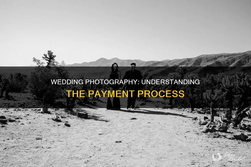 how is the photographer paid for a wedding