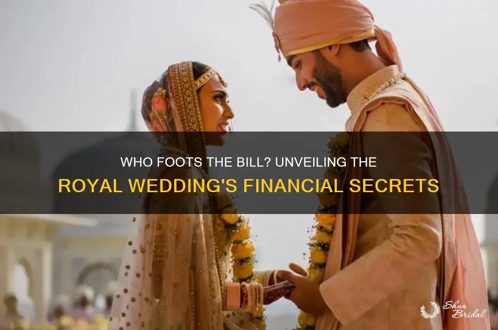 how is the royal wedding paid for